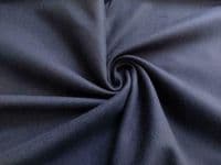 Brushed Cotton Flannel Fabric Material Wynciette NAVY